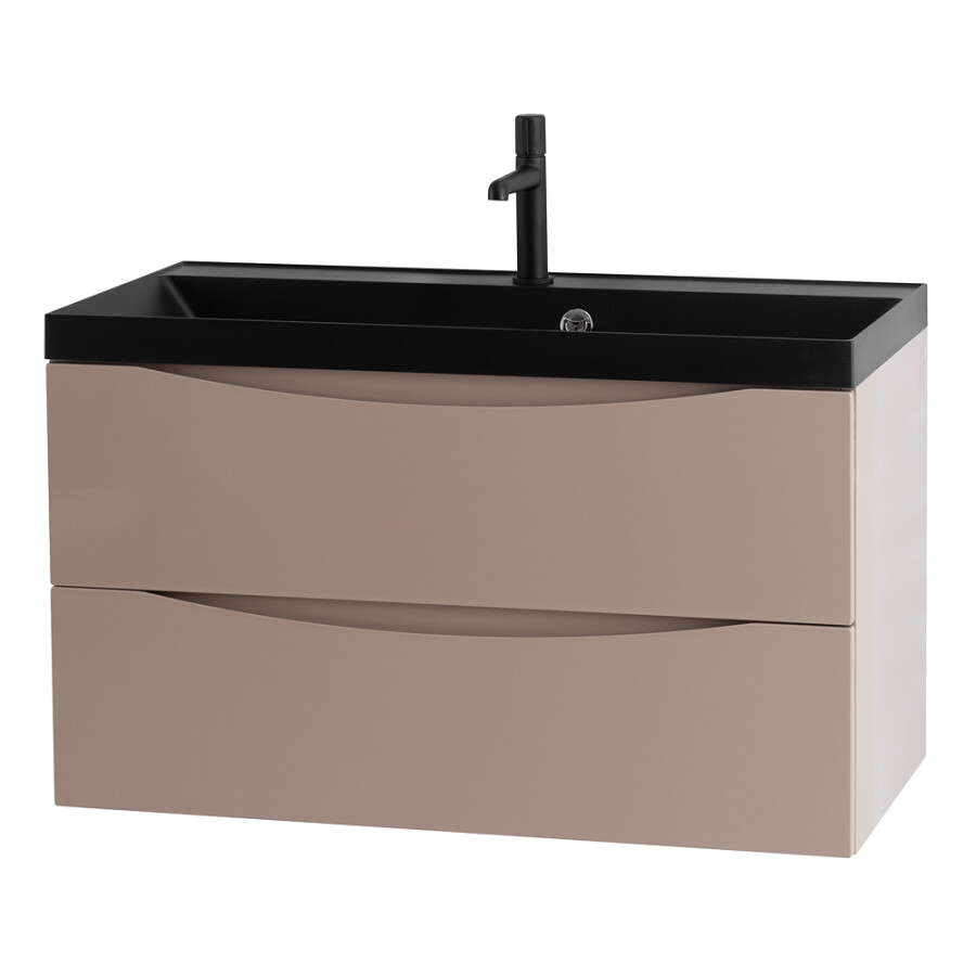 BelBagno Marino 90 см тумба под раковину MARINO-900-2C-SO-CL-P Cappuccino Lucido подвесная
