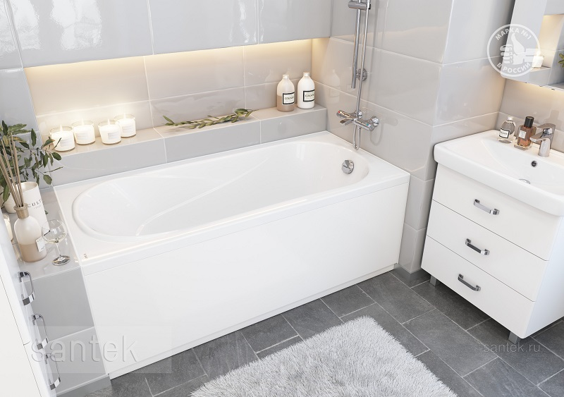 Santek Касабланка М 150*70 ванна акриловая прямоугольная 1.WH50.1.530