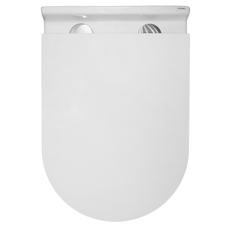Унитаз подвесной Azario Fora 368х530х410 безободковый "Скрытое Торнадо" быстросъемное микролифт AZ-0017-UQ3