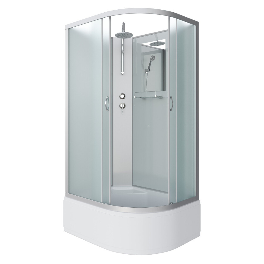 Niagara NG 2310-14LBKT Душевая кабина 120x80 Без крыши левосторонняя + Тропический душ 23101424LBKT