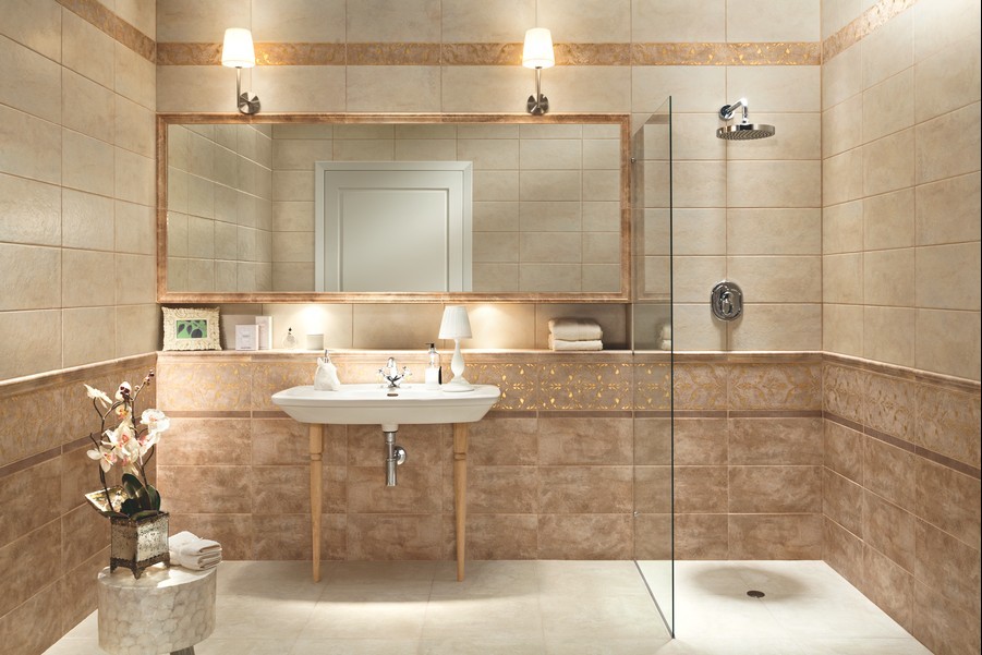 Tubadzin Lavish Brown 22x45 см декор настенный коричневый