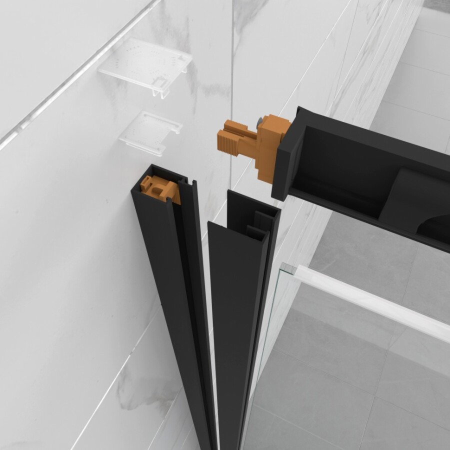 Душевая Ширма Triton pro Фикс-Блэк 80х80 Щ0000074407