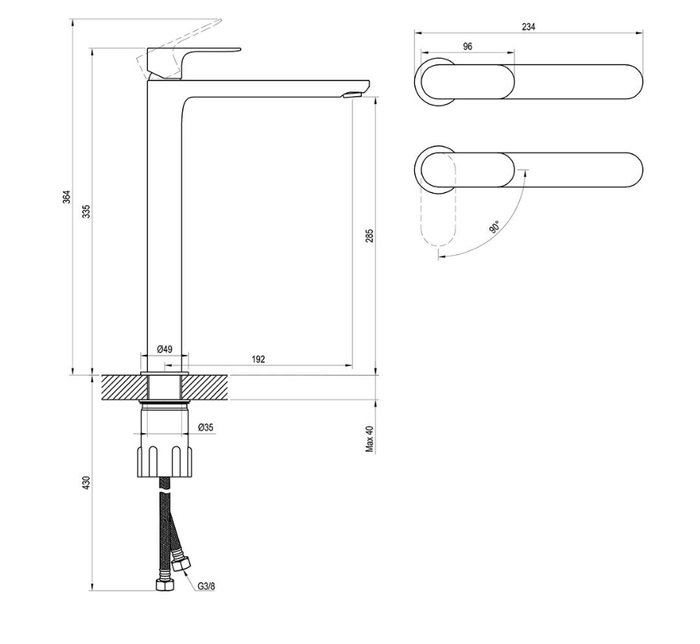 Ravak Eleganta BeCool Смеситель для раковины белый матовый X070420