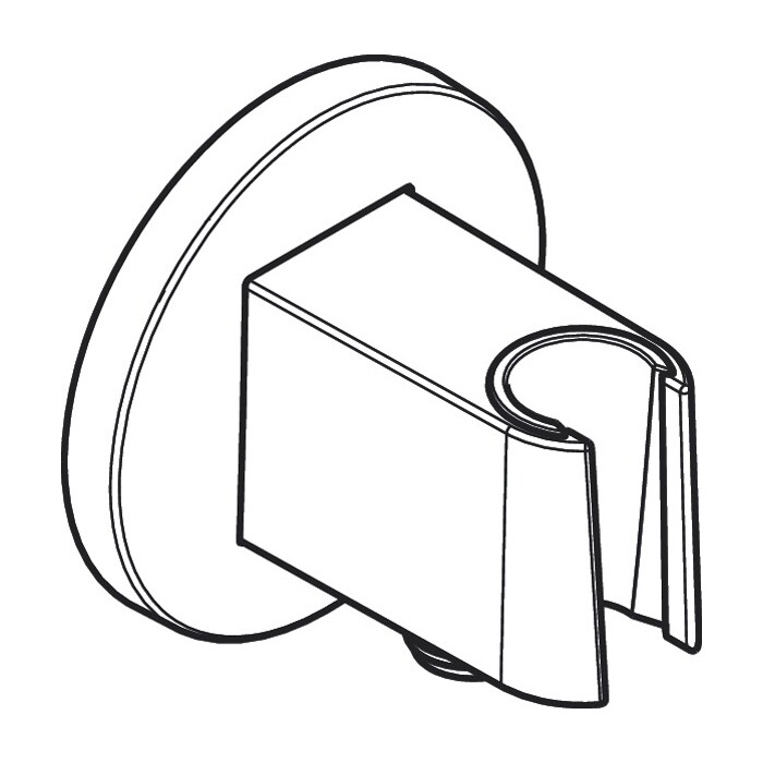 Hansgrohe FixFit S Шланговое подключение с держателем для душа хром 26888000