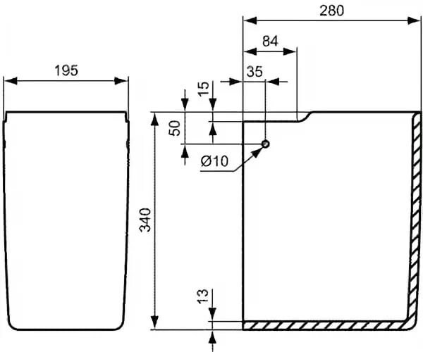 Ideal Standard Connect E797401 полупьедестал