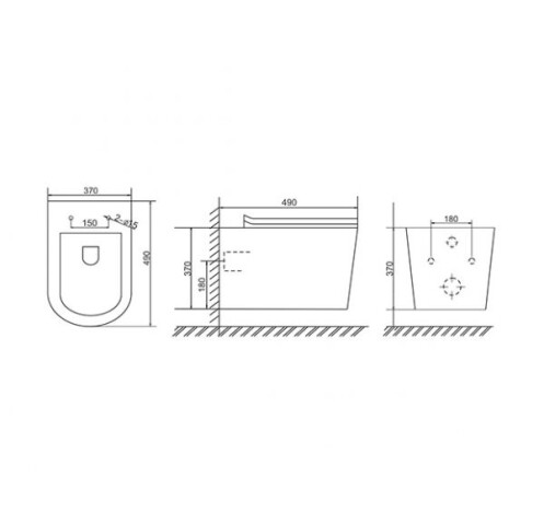 Инсталляция Grohe Rapid SL с подвесным унитазом Sole TORR 38772001+УТ000026707