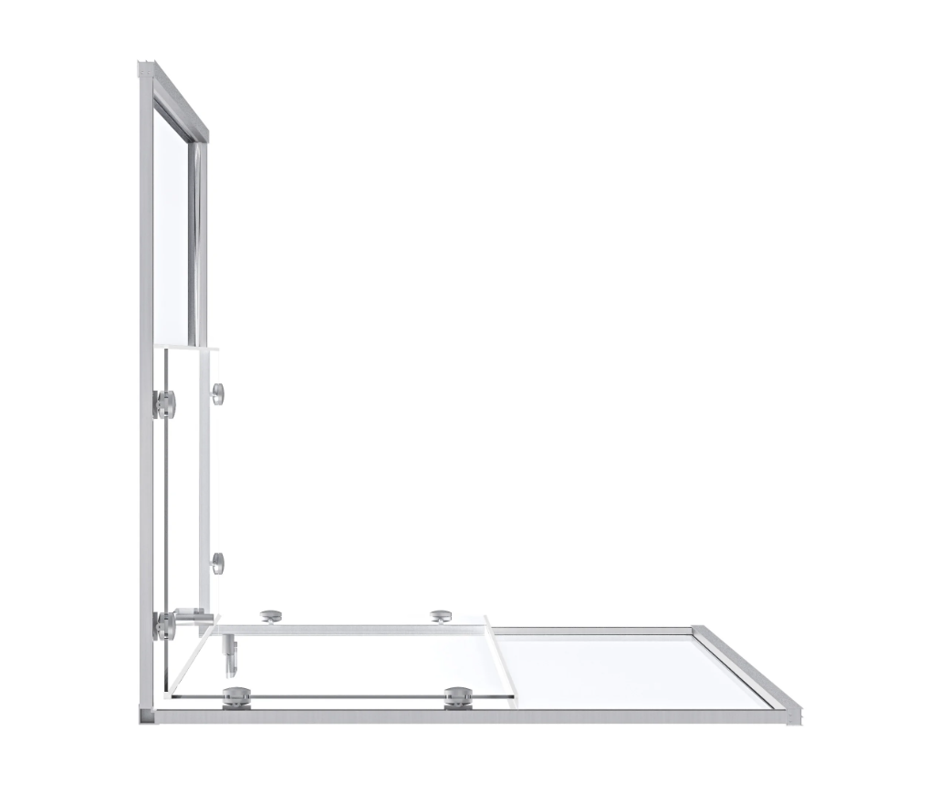 BAS Lite CR-100-C-CH душевое ограждение 1000х1000х1900 Хром ЛТ00006