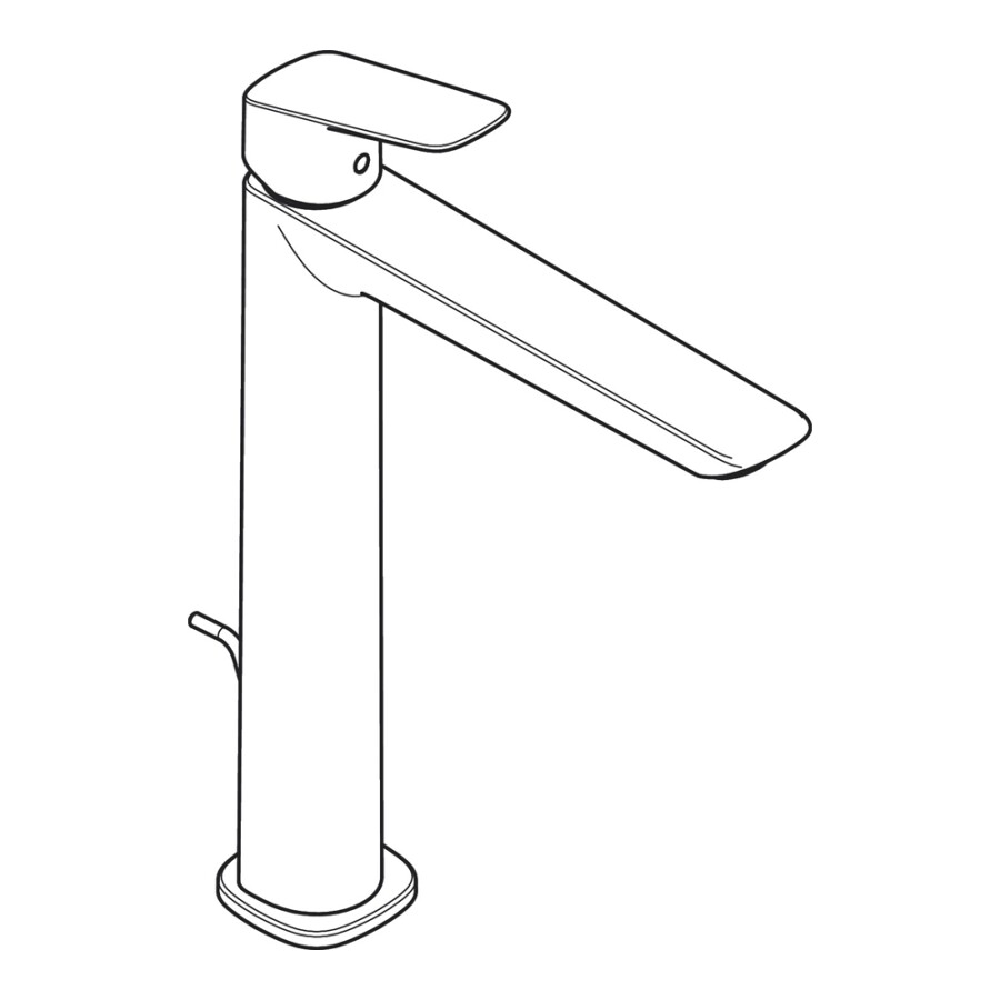 Hansgrohe Logis Смеситель для раковины 240 Fine, со сливным гарнитуром хром 71257000