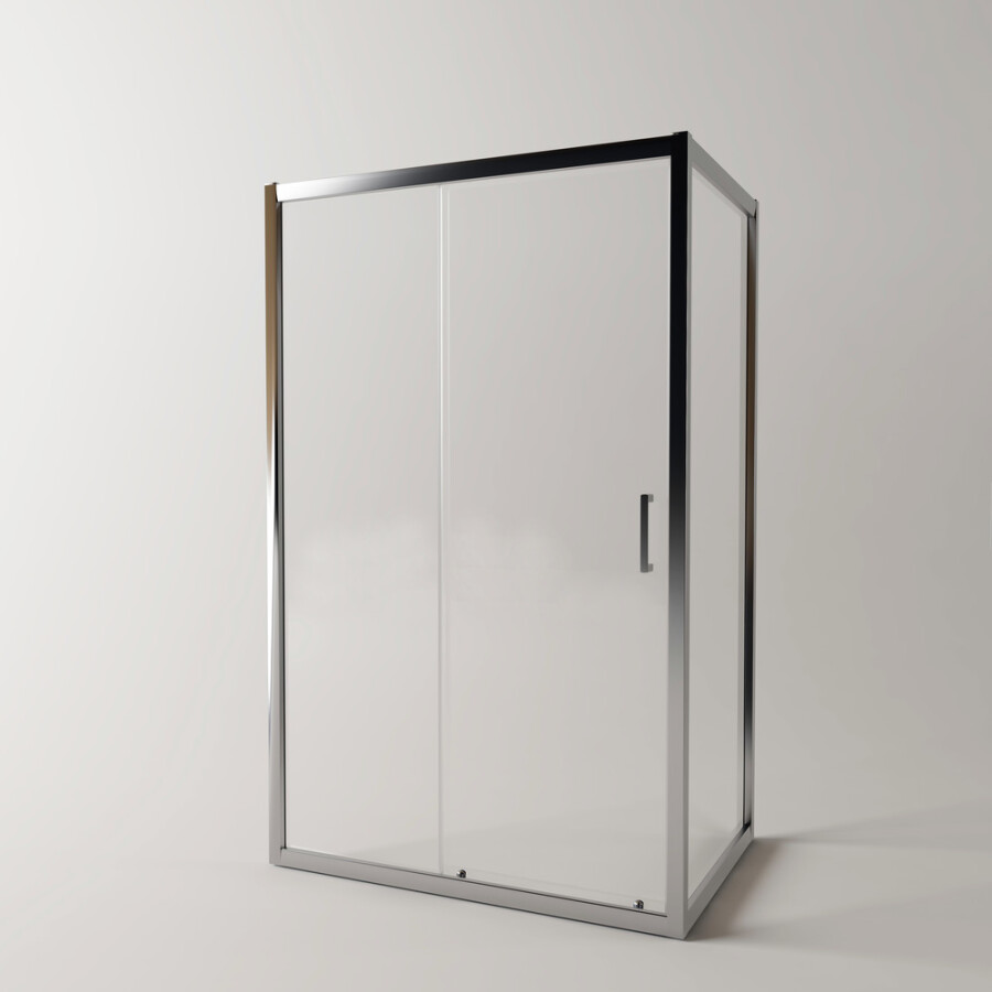 EG2C Душевое ограждение прямоугольное EvaGold 120х90, профиль хром, прозрачное стекло EG220024