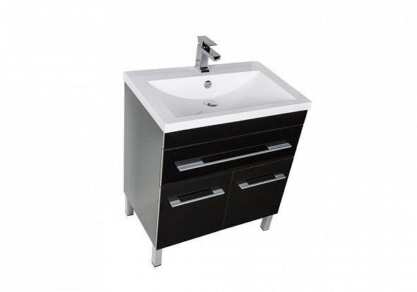 Aquanet Верона 75 тумба с умывальником 00231008 напольная 1/2