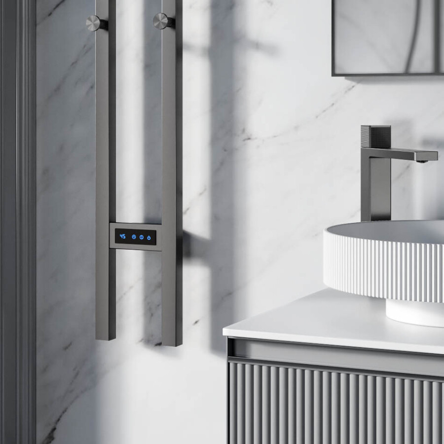 Полотенцесушитель электрический 170W Boheme Duo Matt White 728-MW