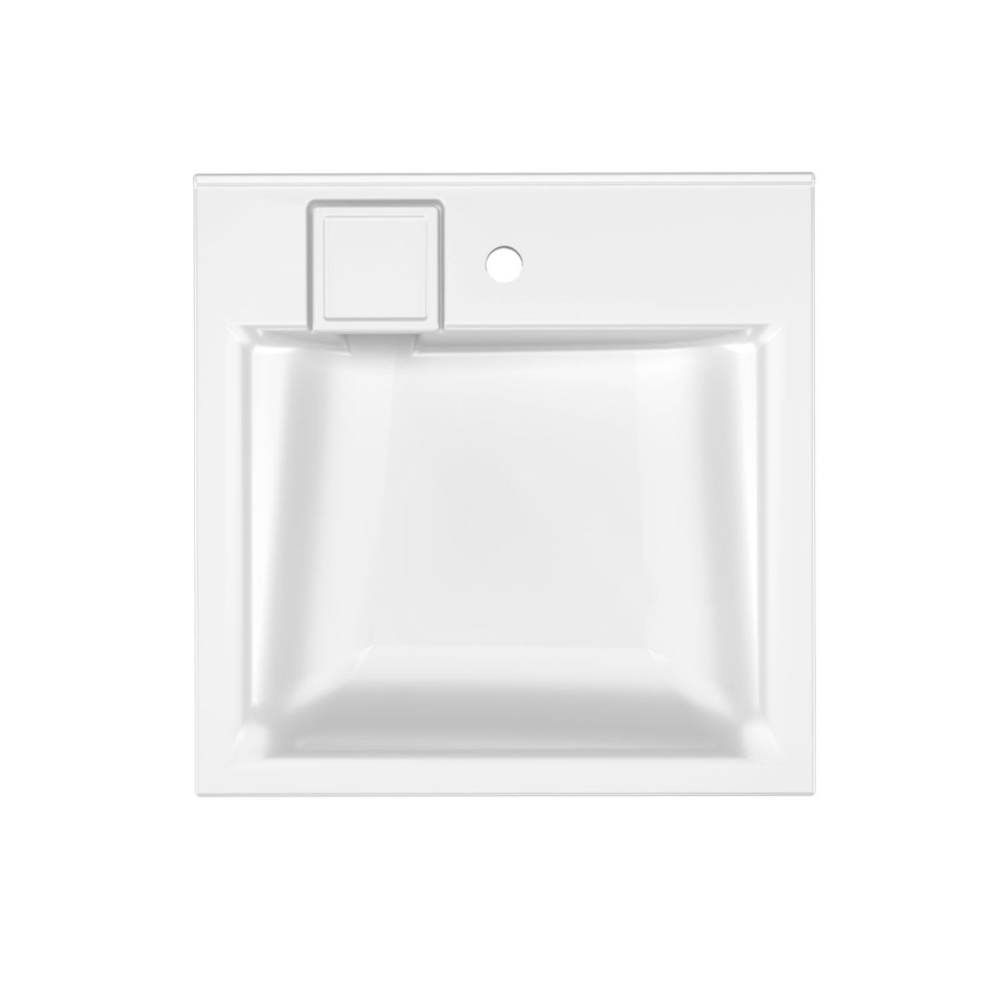 Mirsant Ellen 60 раковина из литьевого мрамора над стиральной машиной УТ000101256