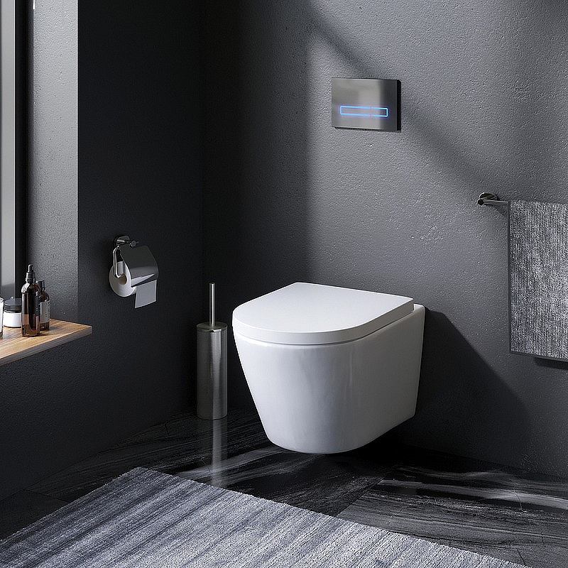 Am.Pm Sense унитаз подвесной безободковый с сиденьем C741701SC