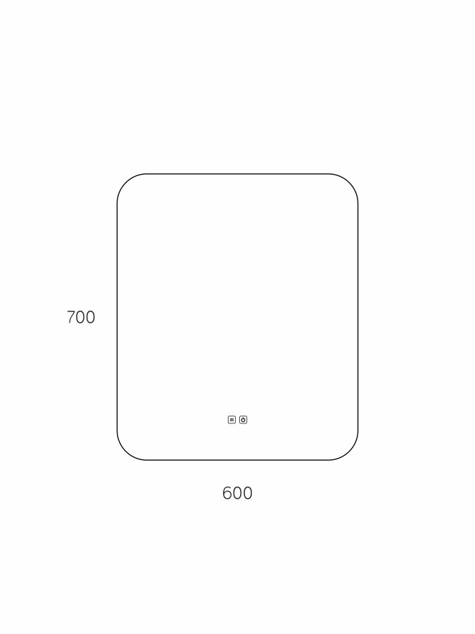 Зеркало Taliente Zled TA-Zled-B6070a 60х70 LED