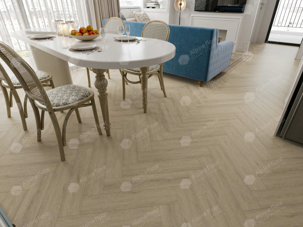Alpine Floor Parquet Light SPC ламинат Дуб Денеб ECO 13-25AB-R 600 х 125 х 4мм
