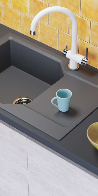 Omoikiri YONAKA 78-LB мойка кухонная серый 4993339
