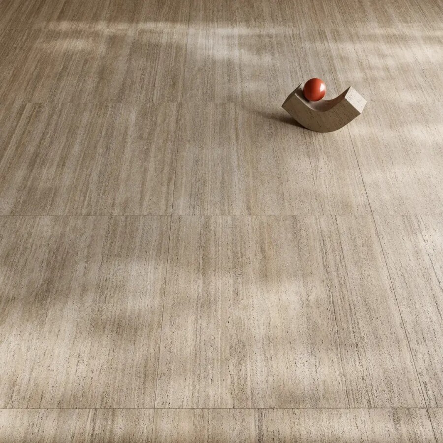 Керамическая плитка Декор Kerama Marazzi Прованс Про Травертин мозаичный микс матовый обрезной 34,5x37x0,9 KMD2MSM019BR