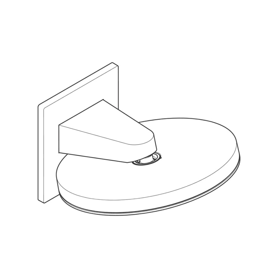 Hansgrohe Pulsify S Верхний душ 260 2jet с настенным креплением белый матовый 24150700