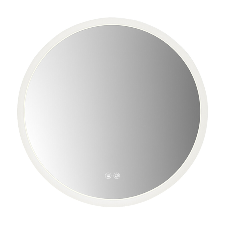 Зеркало с подсветкой в ванную Azario Ольга 700х700х70 цвет белый матовый АZ-LED013525