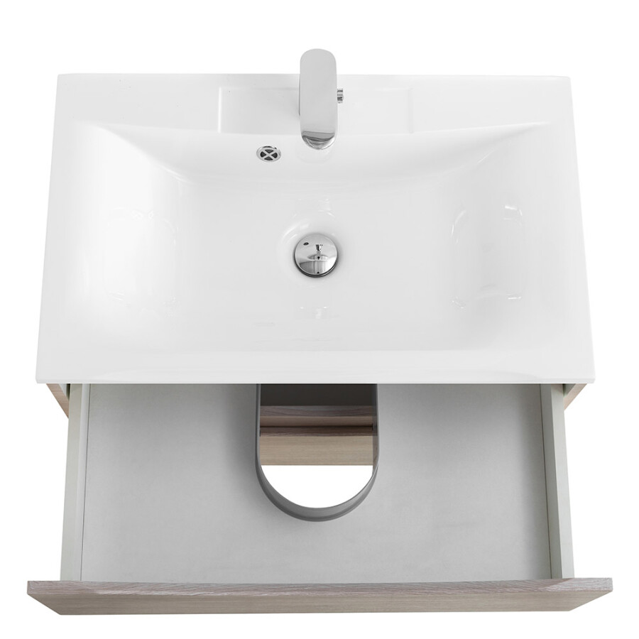 BelBagno Marino 65 см тумба с раковиной MARINO-650-2C-SO-RG-P подвесная