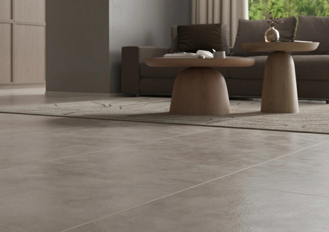 Керамогранит Cersanit Residence светло-серый ректификат рельеф 59,8x59,8 A17876