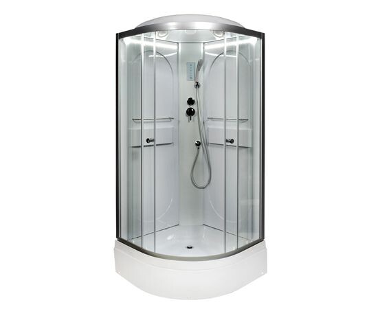 Deto душевая кабина 80х80 L580LED