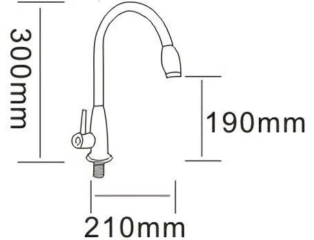 Rozzy Jenori Rainbow Z333-9MN смеситель для кухни хром