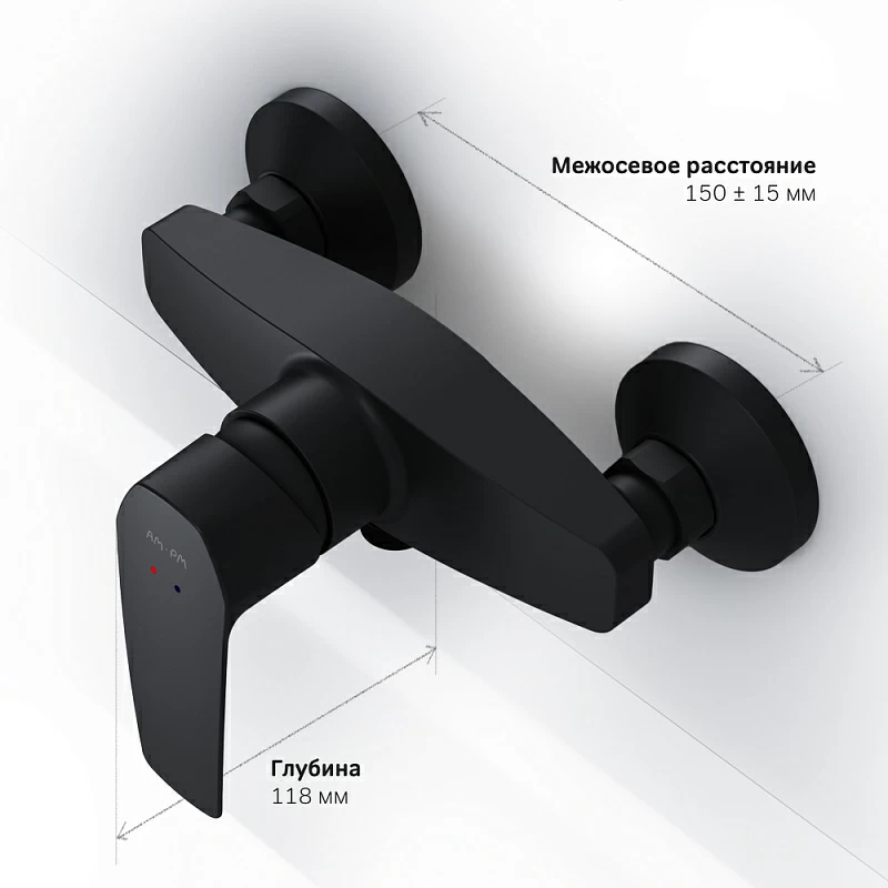 Am.Pm Gem смеситель для душа F90A20022