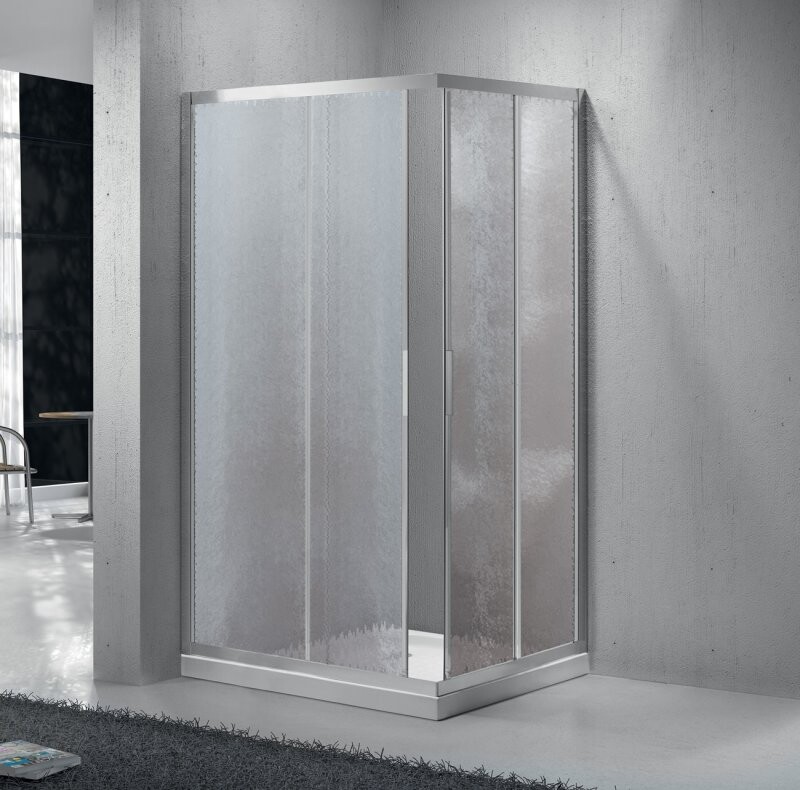 BelBagno Sela душевой уголок 120х80, рифленый, хром SELA-AH-2-120/80-P-Cr
