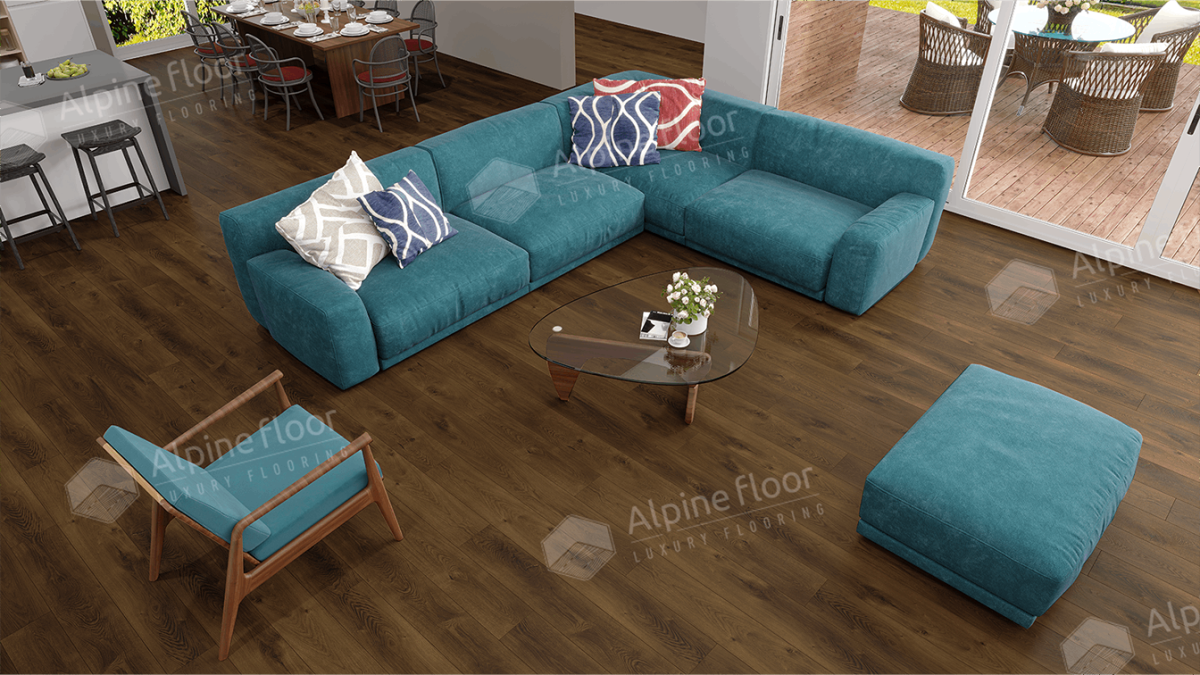 Alpine Floor Liberty Loose Lay Кварцвиниловая плитка LVT Дуб Натуральный Изысканный ЕСО 23-4 1227 х 187 x 5 mm