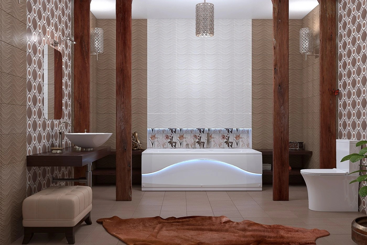 Керамическая плитка Cube Ceramica Pegas Decor 1 25*50 УТ000026327