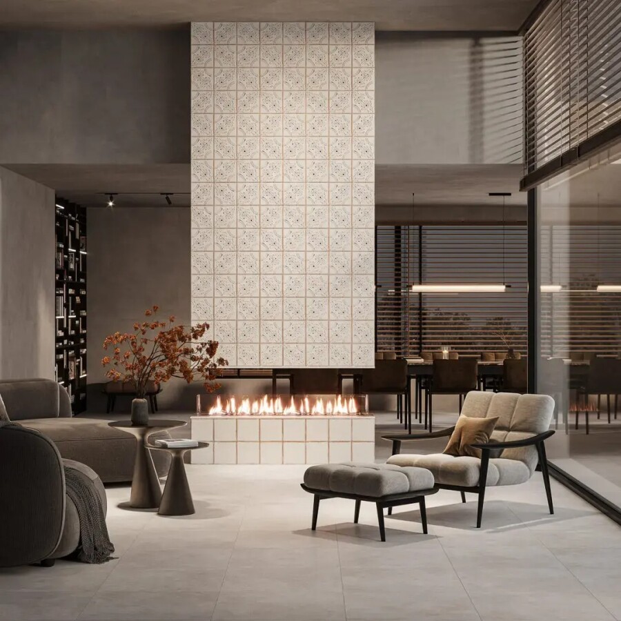Керамическая плитка Декор Kerama Marazzi Прованс Валлорис 1 бежевый светлый матовый 20x20x0,69 KMD3STA096BN