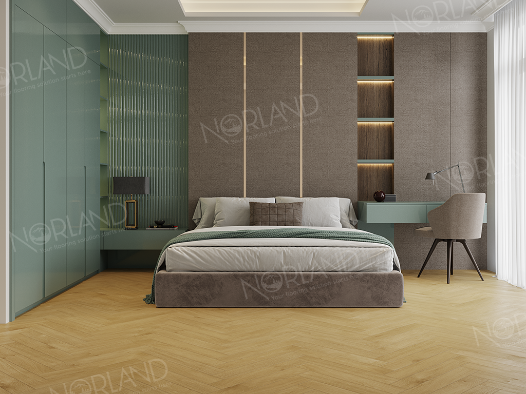 Ламинат Alpine Floor Norland Herringbone Elegant Strong LF304-12 Дуб Мальта 600х100х12 mm