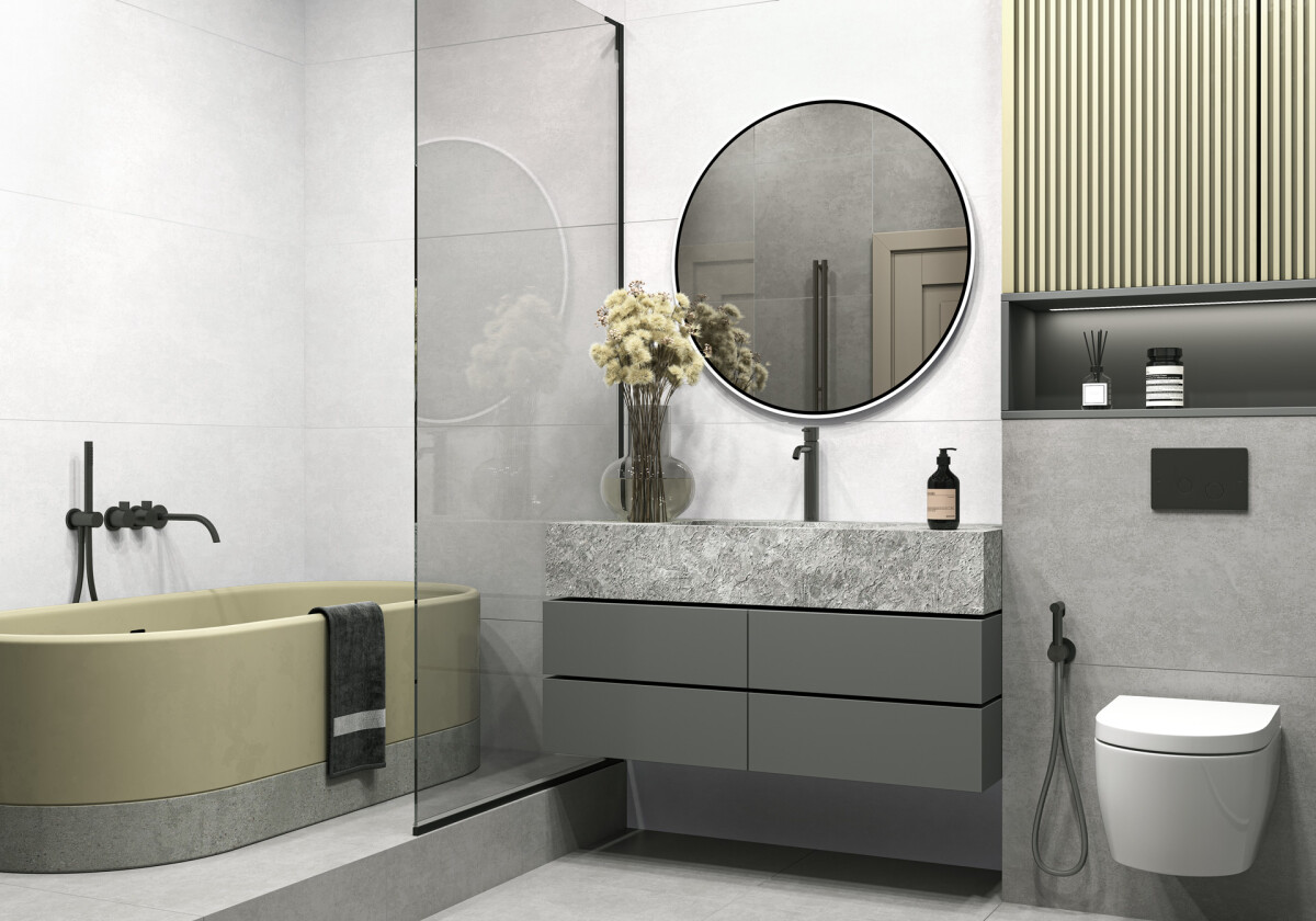 Alma Ceramica Бетон Про / Beton PRO Керамогранит 600 x 1200 x 8.5 GFU60120BTP17R