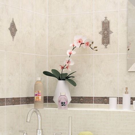 Газкерамика Тефра 25х40см декор1 овал настенный матовый 