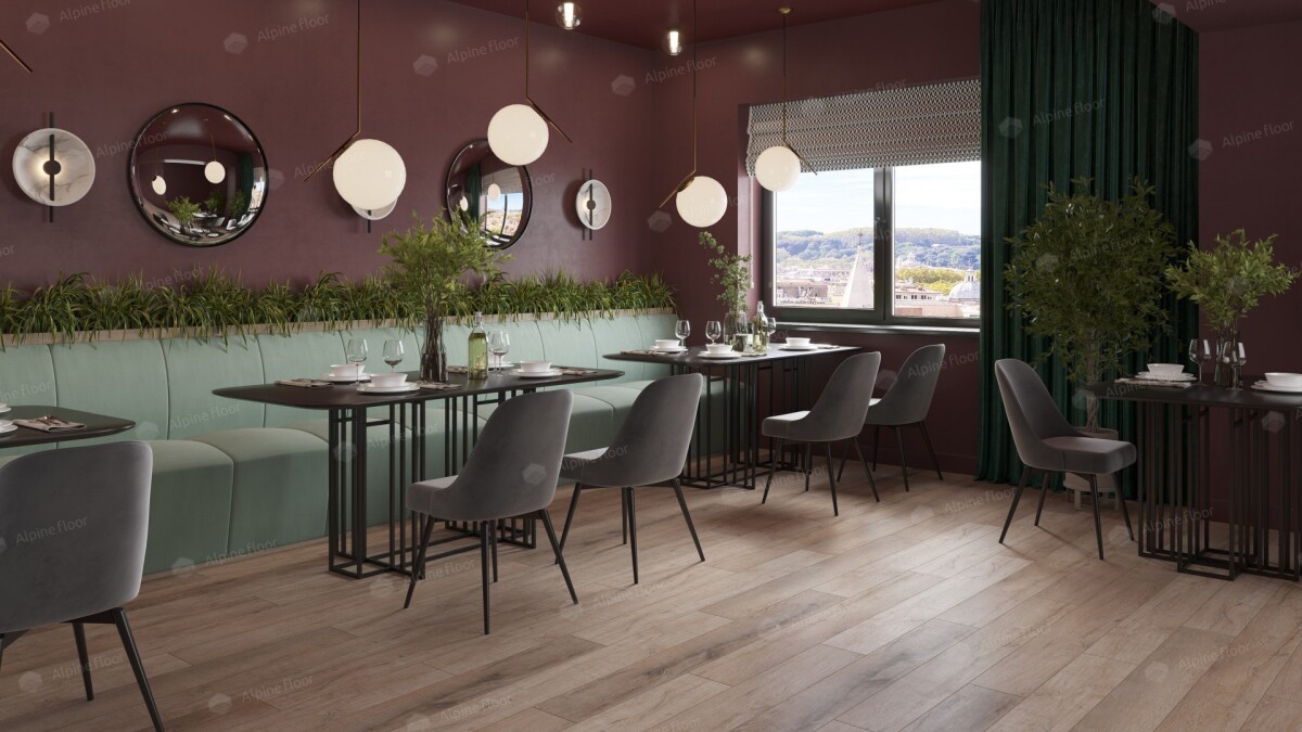 Alpine Floor Premium XL ABA SPC ламинат Дуб Персиковый ECO 7-20 ABA New 1220 х 183 x 8 mm