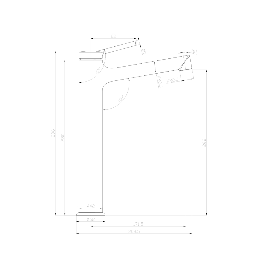 Lemark Minima смеситель для раковины LM3809C