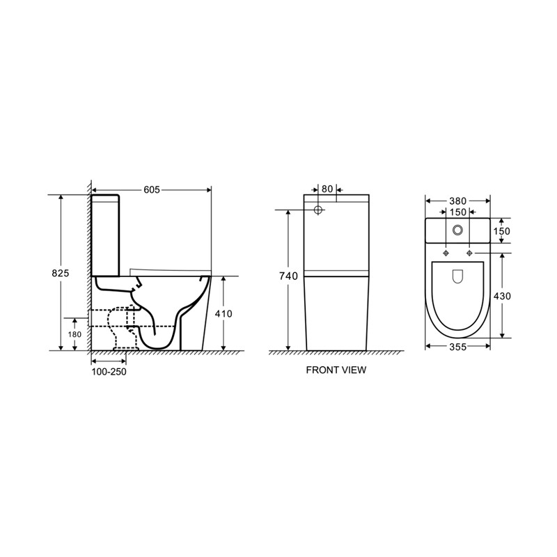 Azario Vetro AZ-2149 унитаз-компакт с сиденьем