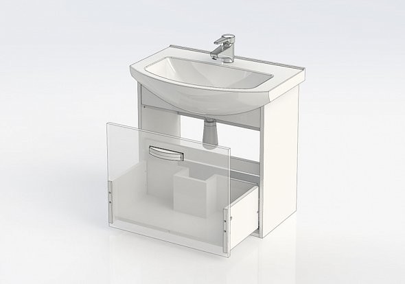Aquanet Грэйс 65 тумба с умывальником 00212655 подвесная