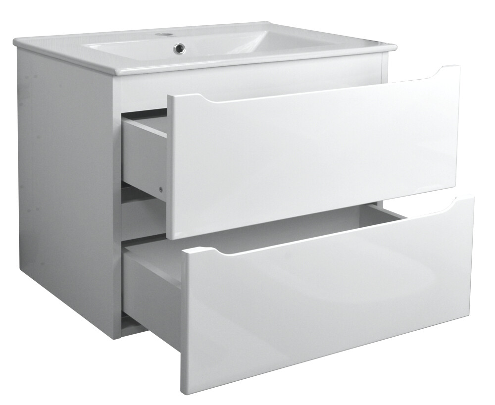 Loranto Арфа тумба 80/2 с раковиной LEONE AZ-7506-80 CS00079033