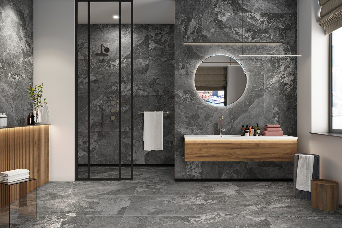 Керамогранит Azario Zen Stone Grigio 60x120 Matt granula P4110821143