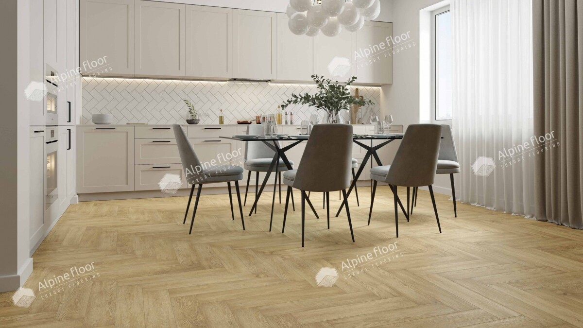 Alpine Floor Parquet Light SPC ламинат Дуб Ваниль Селект ECO 13-3AB-R 600 х 125 х 4мм