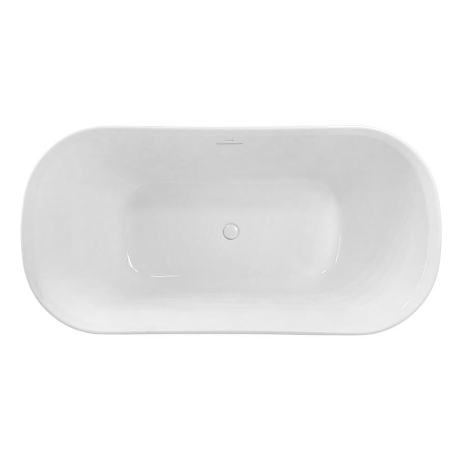 Ванна акриловая Azario Crisp 1500x750x600 отдельностоящая, в комплекте с сифоном и металлической рамой AZ-8692-1.5