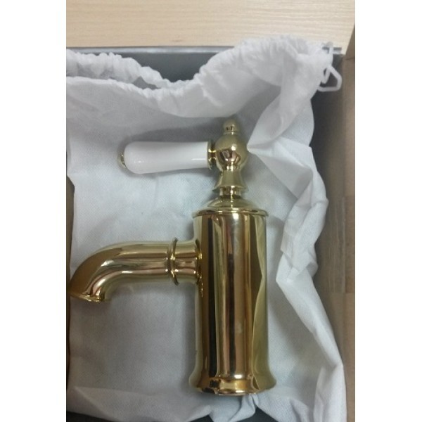 Bravat Art F175109G смеситель для раковины золото 35 мм