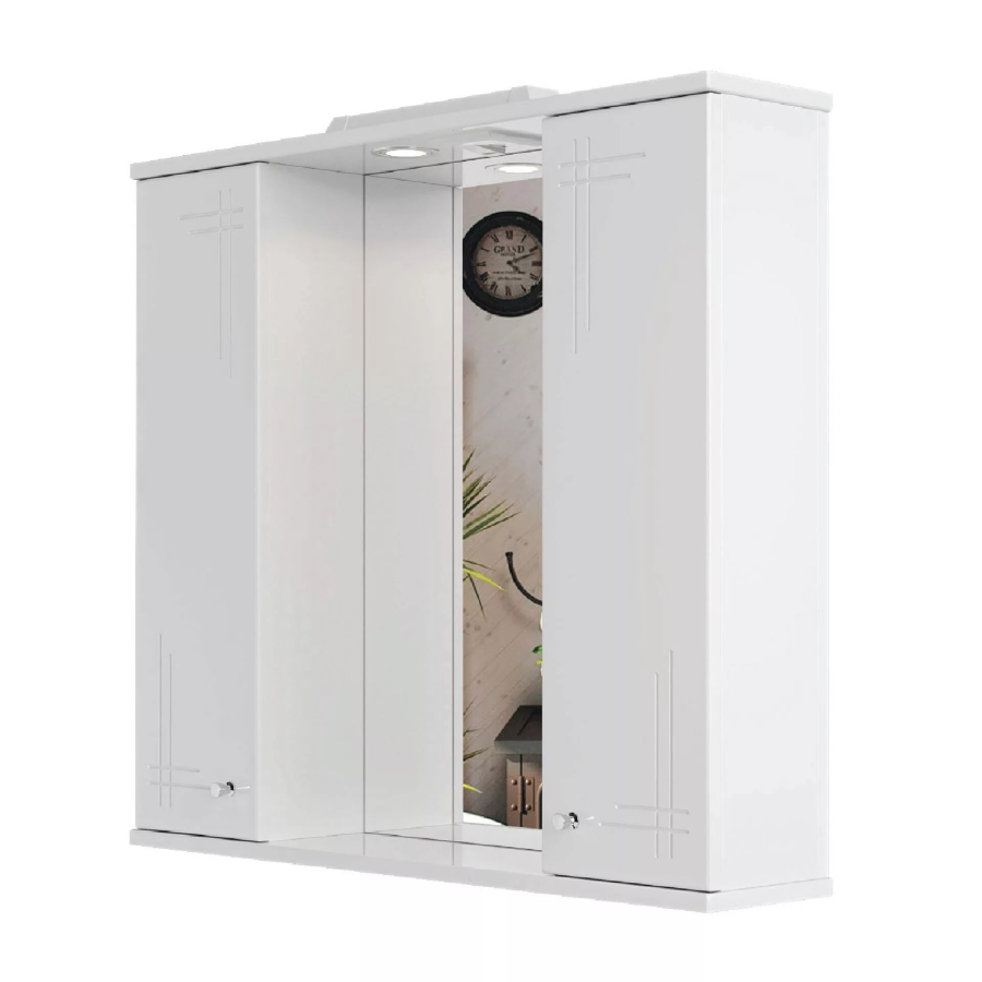 SanStar Июнь зеркальный шкаф 80 см 7.1-2.4.1.