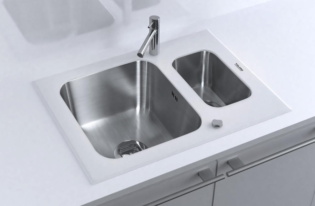 Мойка Tolero Ceramic Glass TGR-660k нержавеющая сталь и закаленное стекло черный 50 x 66 см