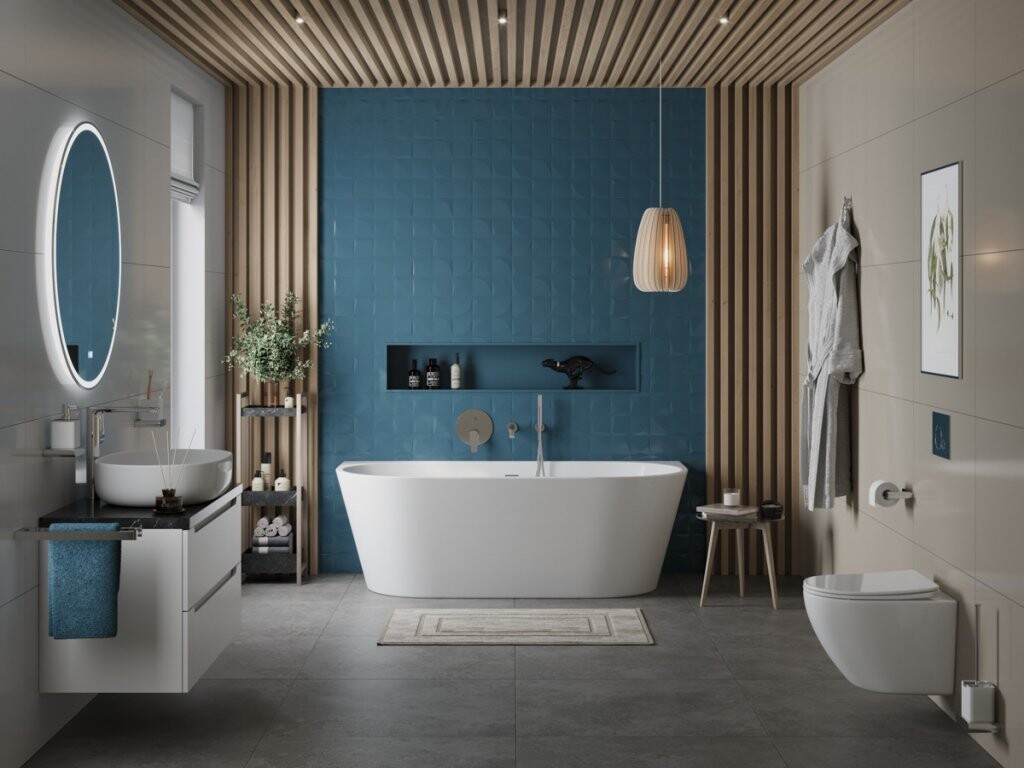 BelBagno BB710-1500-750 Акриловая ванна пристенная, полукруглая