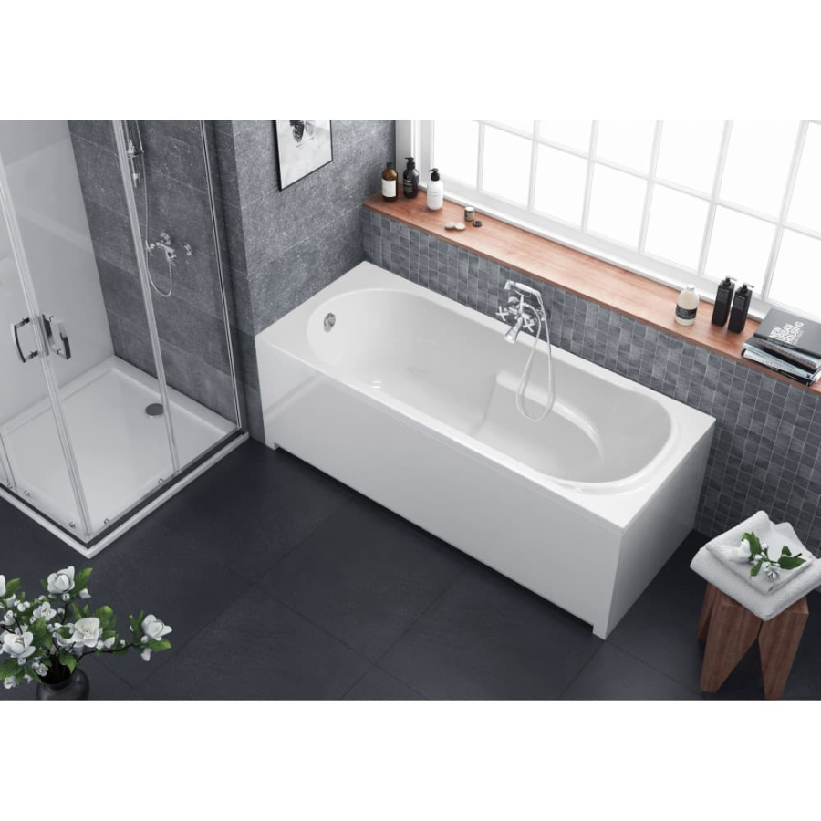 Berges Lumbo 170 75 см ванна акриловая + каркас 050006