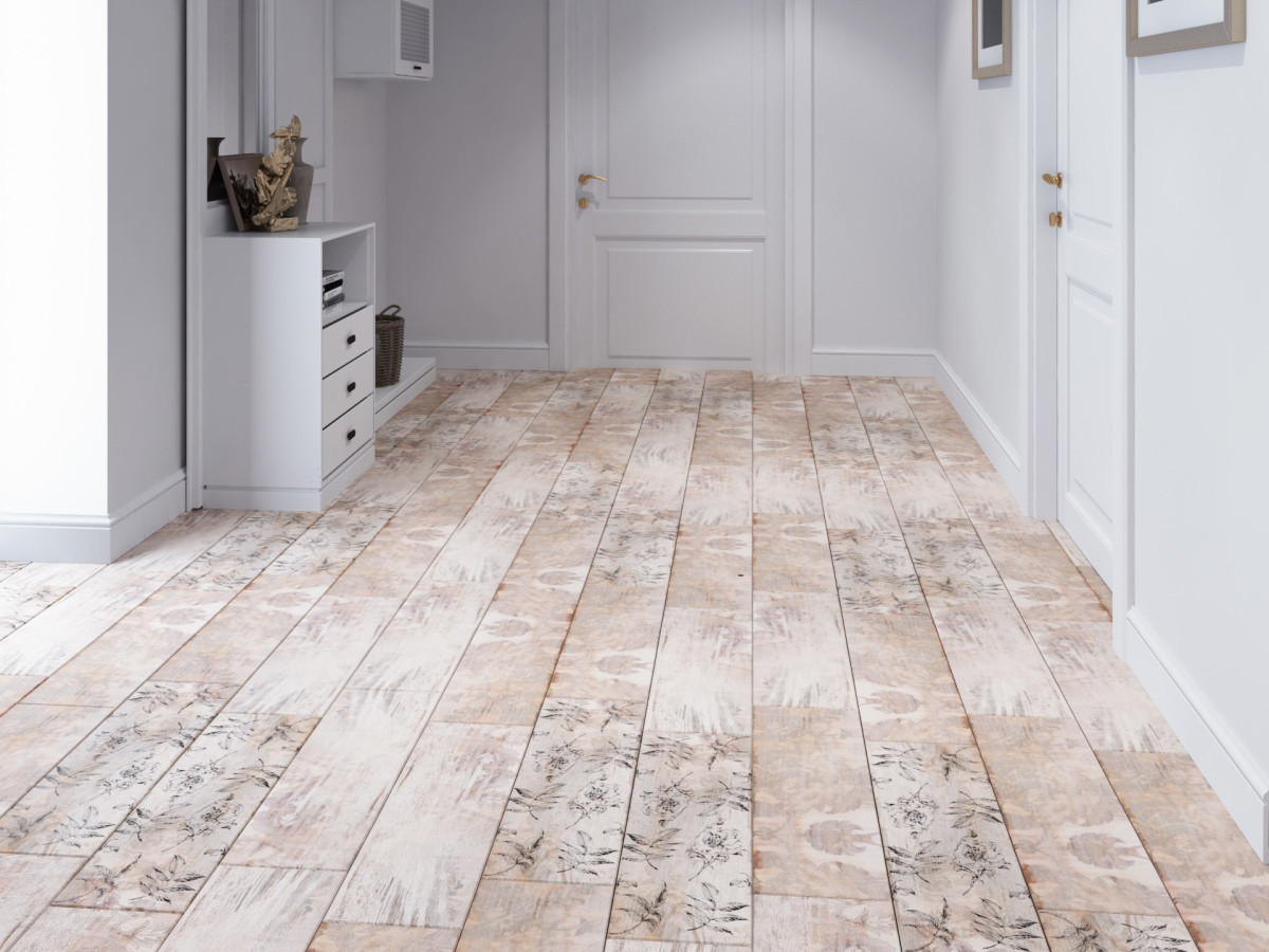 Lasselsberger Френч Вуд 20х60 декор напольный бежевый