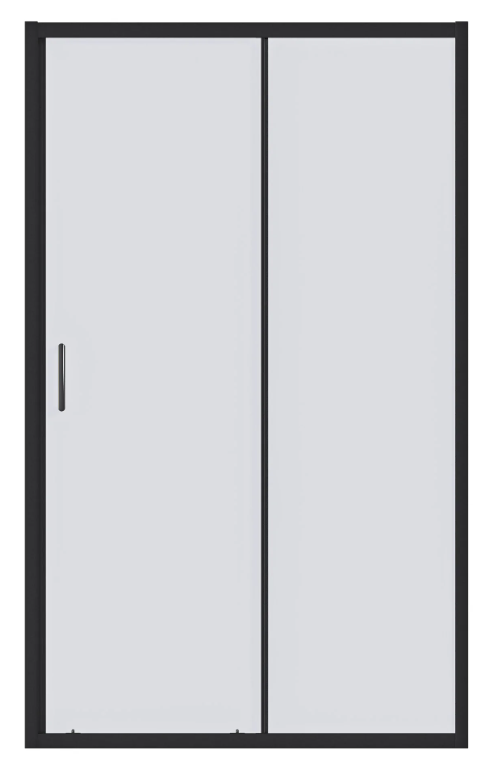BAS Cube WTW-110-C-B душевая дверь в нишу 1100х1900 Черный КУ00026